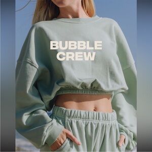 Daily drills set in harbor- bubble crew, unisex jogger